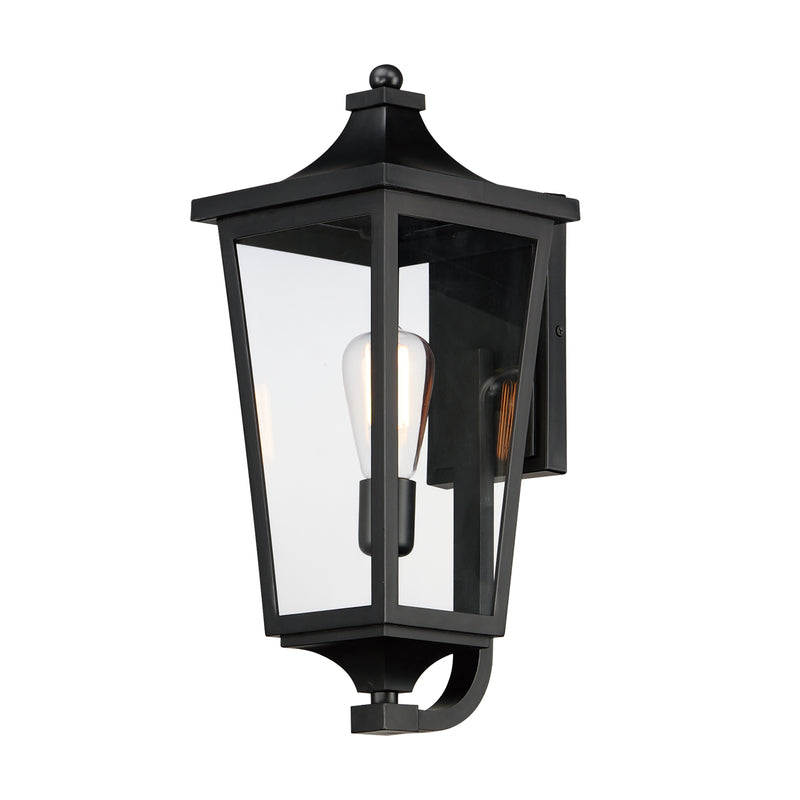 Maxim 40233CLBK Sutton Place VX 1 Light Outdoor Sconce | Black