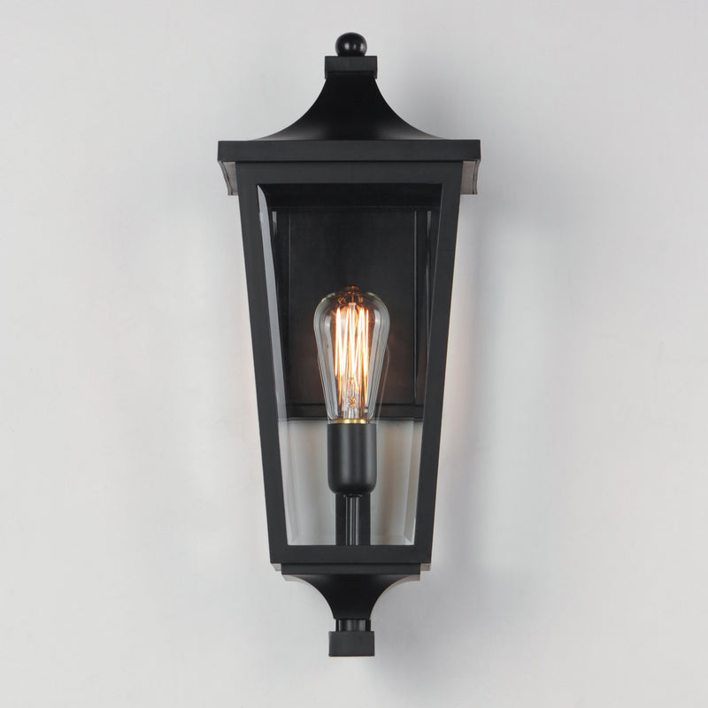 Maxim 40233CLBK Sutton Place VX 1 Light Outdoor Sconce | Black