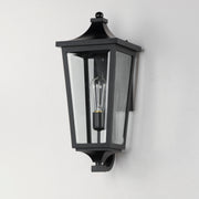 Maxim 40233CLBK Sutton Place VX 1 Light Outdoor Sconce | Black