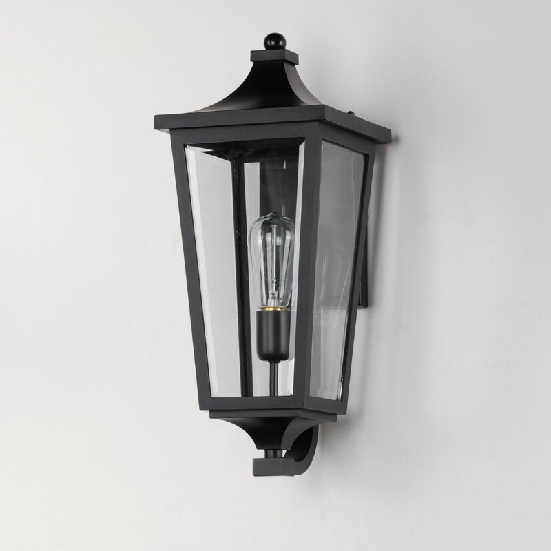 Maxim 40233CLBK Sutton Place VX 1 Light Outdoor Sconce | Black
