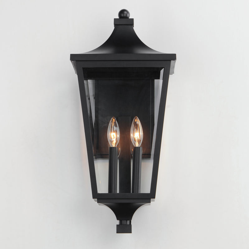 Maxim 40235CLBK Sutton Place VX Large 2 Light Outdoor Sconce | Black