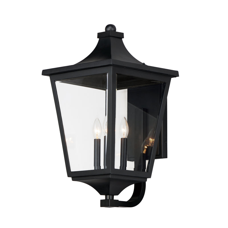 Maxim 40237CLBK Sutton Place VX 3 Light Outdoor Lantern | Black