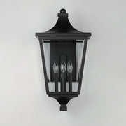 Maxim 40237CLBK Sutton Place VX 3 Light Outdoor Lantern | Black