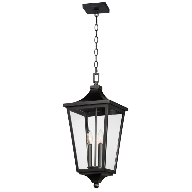 Maxim 40239CLBK Sutton Place VX 2 Light Outdoor Hanging Lantern | Black