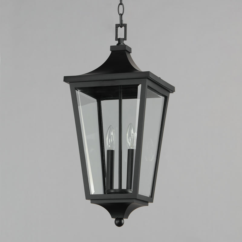 Maxim 40239CLBK Sutton Place VX 2 Light Outdoor Hanging Lantern | Black