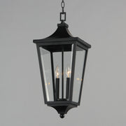Maxim 40239CLBK Sutton Place VX 2 Light Outdoor Hanging Lantern | Black