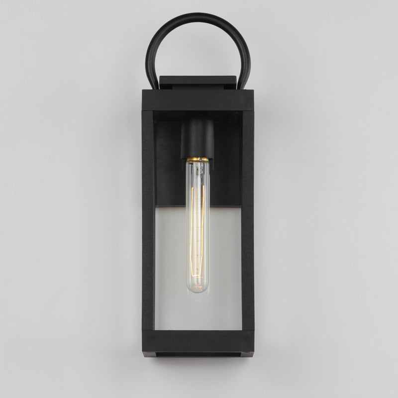 Maxim 40314CLBK Nassau VX 1 Light Medium Outdoor Wall Lantern | Black