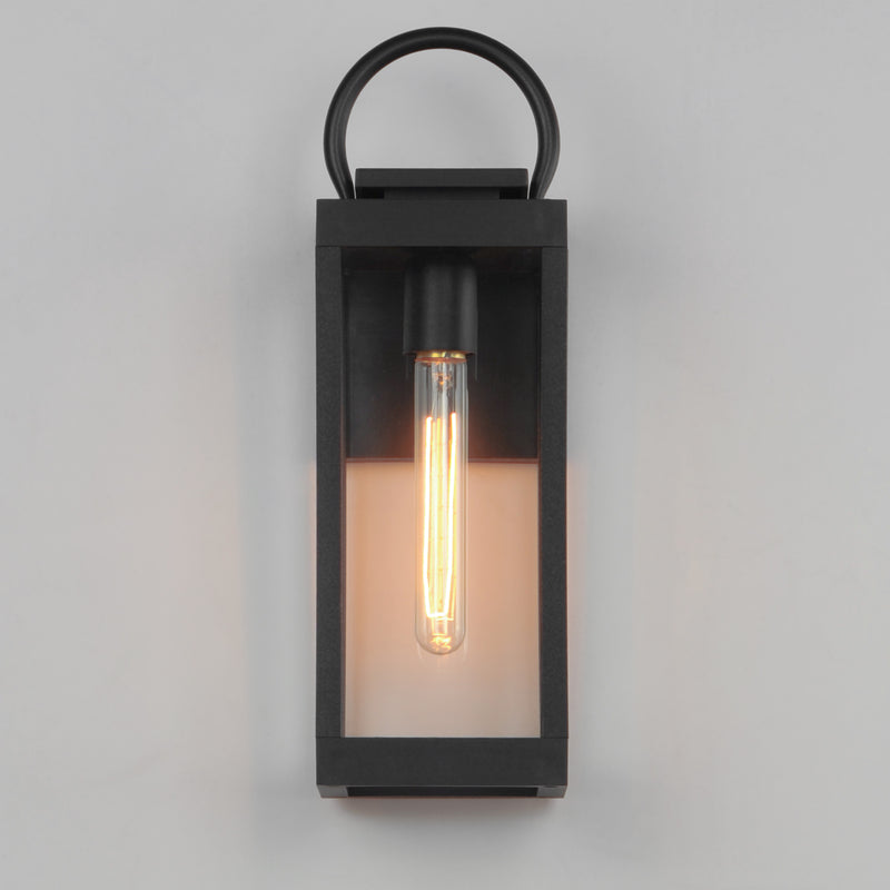 Maxim 40314CLBK Nassau VX 1 Light Medium Outdoor Wall Lantern | Black
