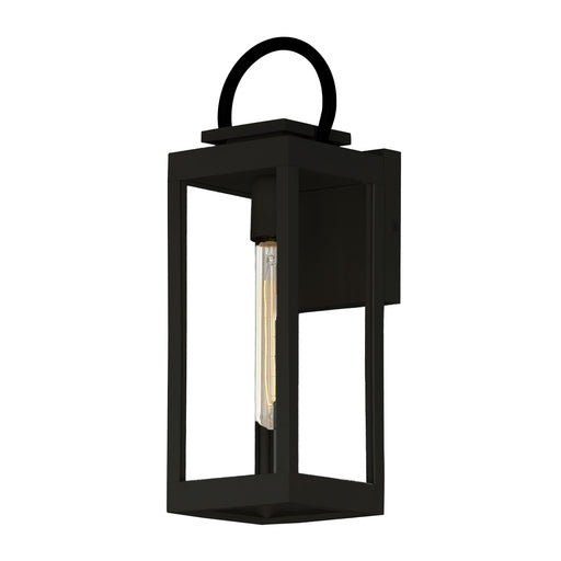 Maxim 40314CLBK Nassau VX 1 Light Medium Outdoor Wall Lantern | Black