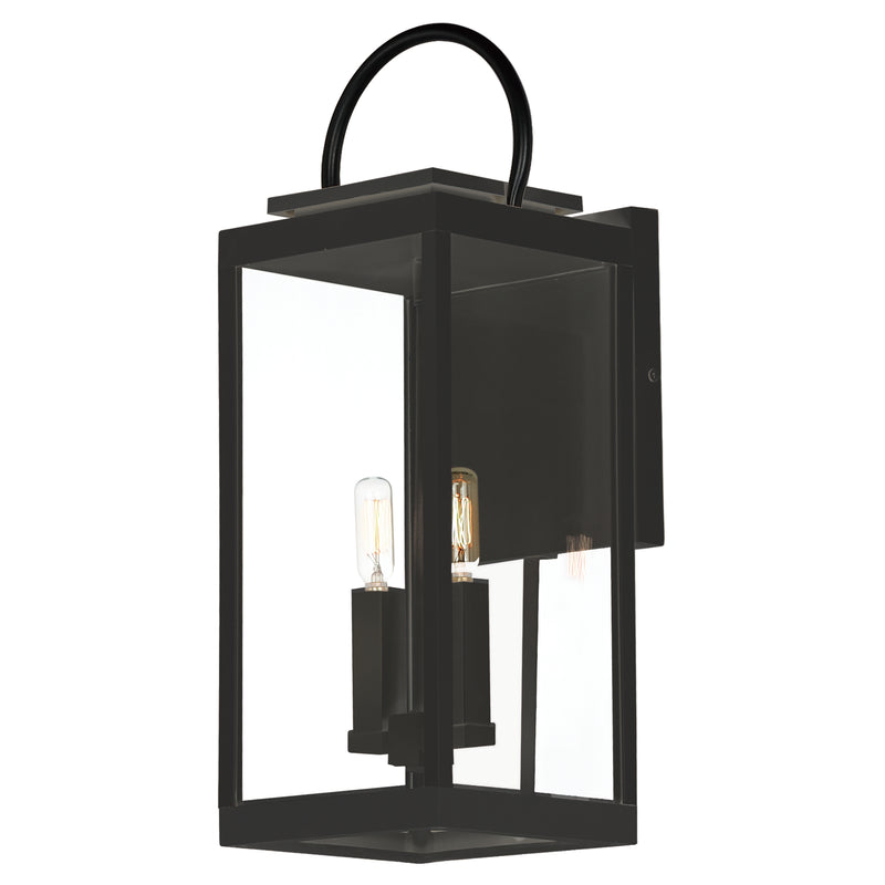 Maxim 40316CLBK Nassau VX 1 Light Large Outdoor Wall Lantern | Black