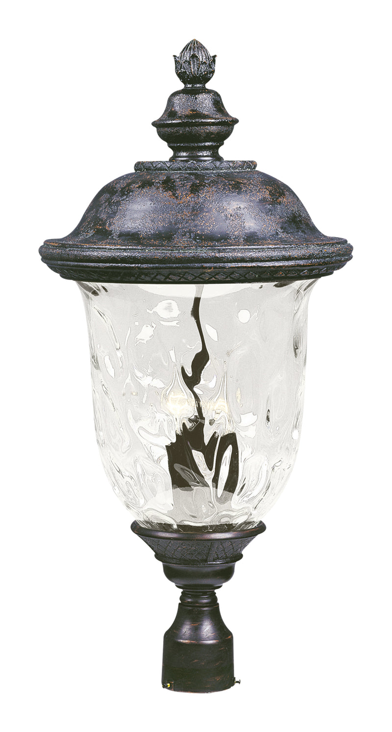 Maxim 40421WGOB Carriage House VX 3 Light Outdoor Pole/Post Lan | Oriental Bronze