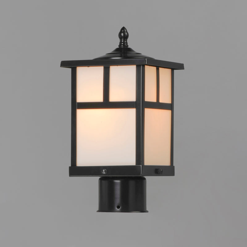 Maxim 4055WTBK Coldwater 1 Light Outdoor Pole/Post Lantern | Black