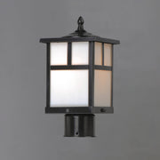 Maxim 4055WTBK Coldwater 1 Light Outdoor Pole/Post Lantern | Black