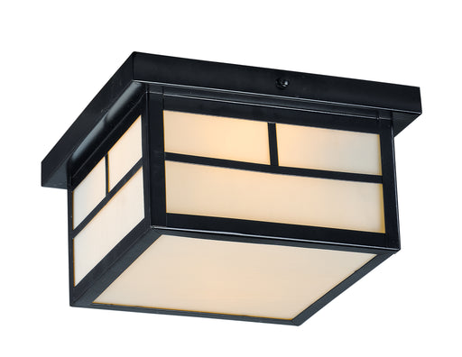 Maxim 4059WTBK Coldwater 2 Light Outdoor Ceiling Mount | Black