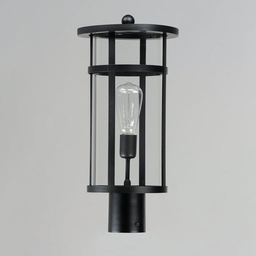 Maxim 40620CLBK Clyde VX 1 Light VX Post Lantern | Black