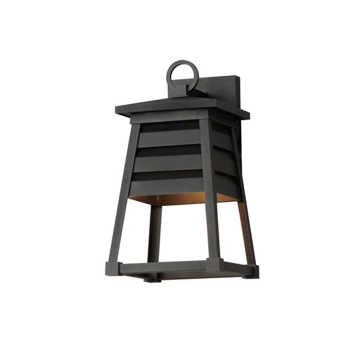 Maxim 40632BK Shutters 1 Light Small Outdoor Wall Sconce | Black