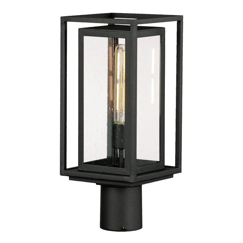 Maxim 40660CDBK Cabana VX 1 Light Outdoor Post Mount | Black
