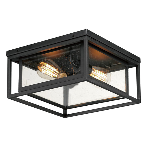Maxim 40661CDBK Cabana VX 2 Light Flush Mount | Black