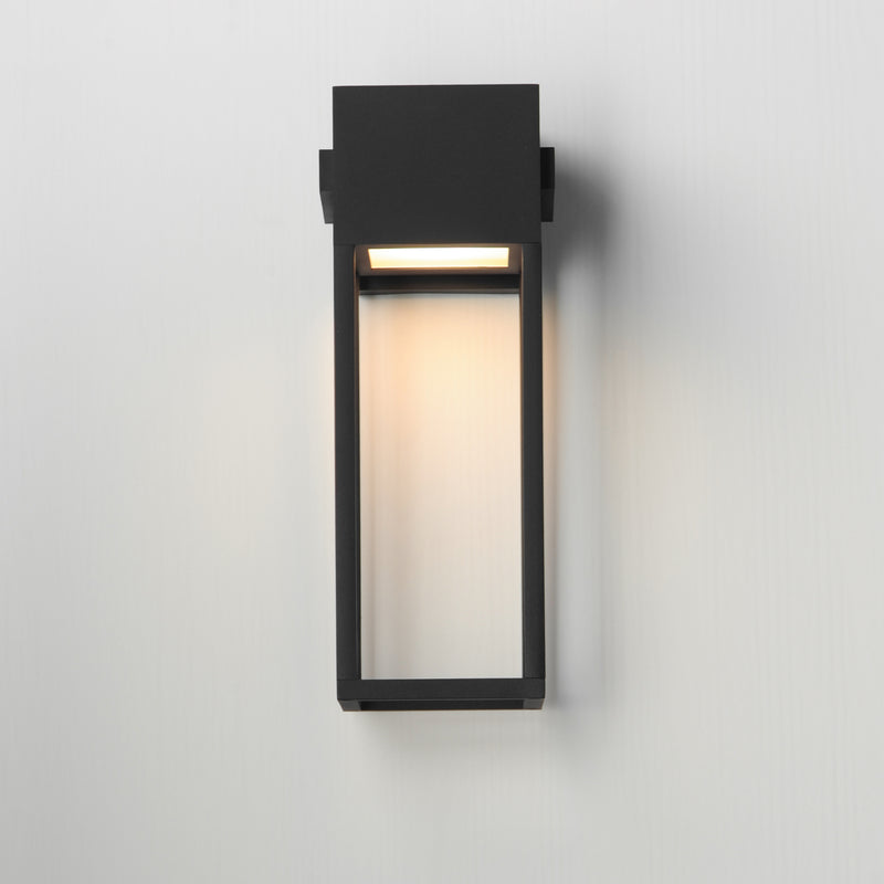Maxim 40674BK Strand VX 18" Outdoor LED Wall Sconce | Black