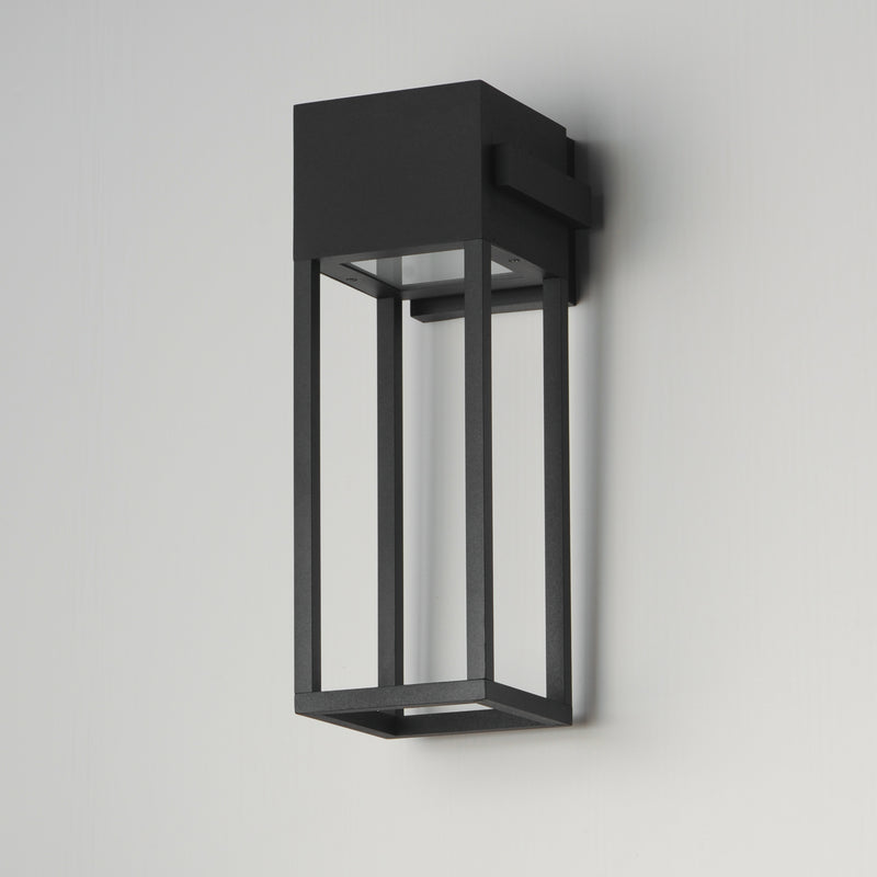 Maxim 40674BK Strand VX 18" Outdoor LED Wall Sconce | Black