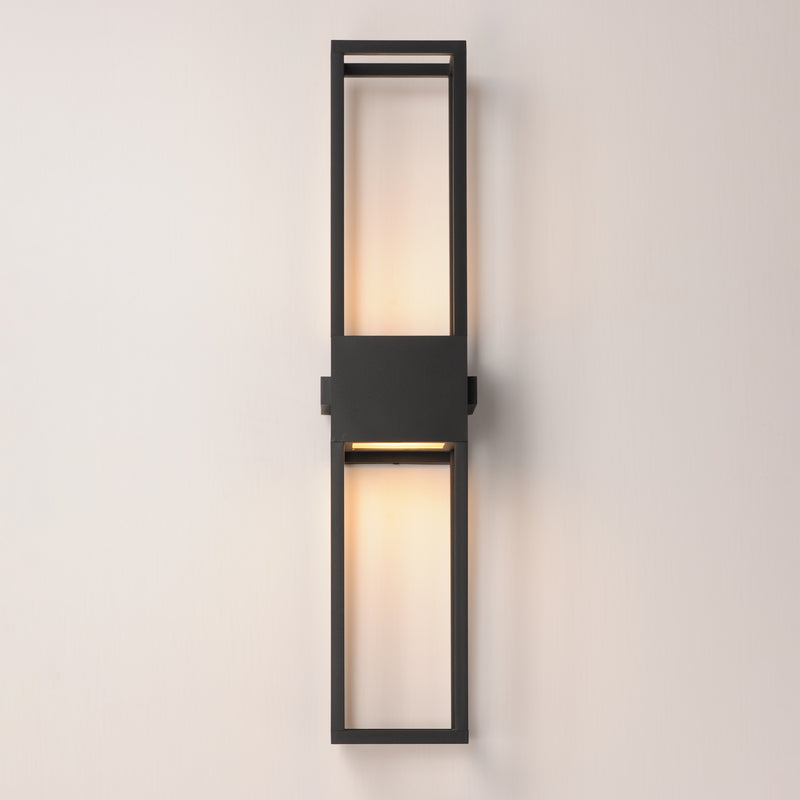 Maxim 40678BK Strand VX 31" Outdoor LED Wall Sconce | Black