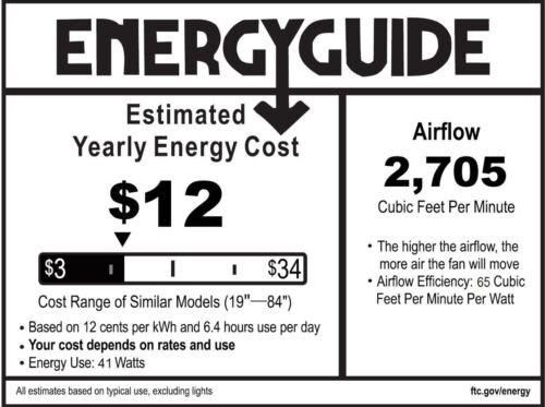 Minka Aire Light Wave 44 in. LED White Ceiling Fan with Remote & Wall Controls