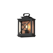 Maxim 40802CLACPBK Yorktown VX 1 Light Outdoor Pocket Sconce | Black/Aged Copper