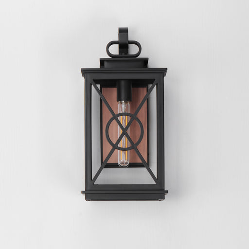 Maxim 40804CLACPBK Yorktown VX 1 Light Outdoor Wall Sconce | Black/Aged Copper