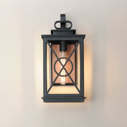 Maxim 40804CLACPBK Yorktown VX 1 Light Outdoor Wall Sconce | Black/Aged Copper