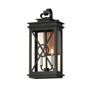 Maxim 40806CLACPBK Yorktown VX 2 Light Outdoor Wall Sconce | Black/Aged Copper