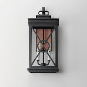 Maxim 40806CLACPBK Yorktown VX 2 Light Outdoor Wall Sconce | Black/Aged Copper