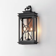 Maxim 40806CLACPBK Yorktown VX 2 Light Outdoor Wall Sconce | Black/Aged Copper
