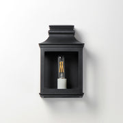 Maxim 40912CLBO Savannah VX Small Outdoor Sconce | Black Oxide