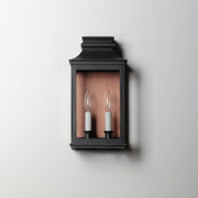 Maxim 40914CLACPBO Savannah VX 2 Light Outdoor Sconce | Antique Copper / Black Oxide