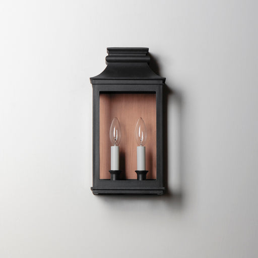 Maxim 40914CLACPBO Savannah VX 2 Light Outdoor Sconce | Antique Copper / Black Oxide