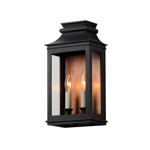 Maxim 40914CLACPBO Savannah VX 2 Light Outdoor Sconce | Antique Copper / Black Oxide