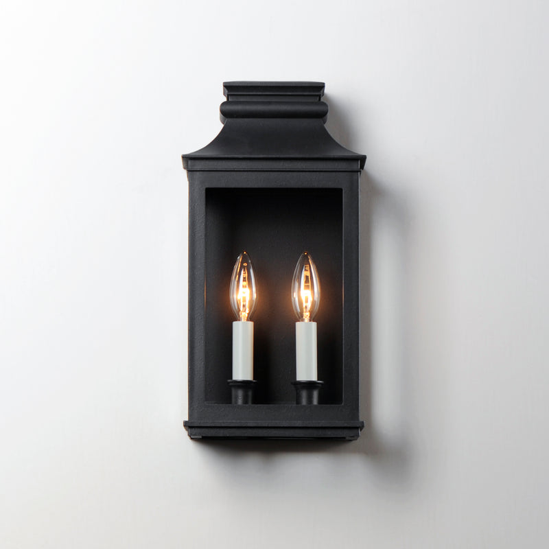 Maxim 40914CLBO Savannah VX 2 Light Outdoor Sconce | Black Oxide