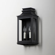 Maxim 40914CLBO Savannah VX 2 Light Outdoor Sconce | Black Oxide