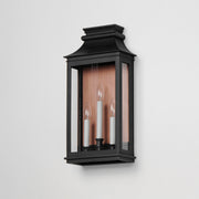 Maxim 40916CLACPBO Savannah VX 3 Light Outdoor Sconce | Antique Copper / Black Oxide