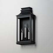 Maxim 40916CLBO Savannah VX 3 Light Outdoor Sconce | Black Oxide