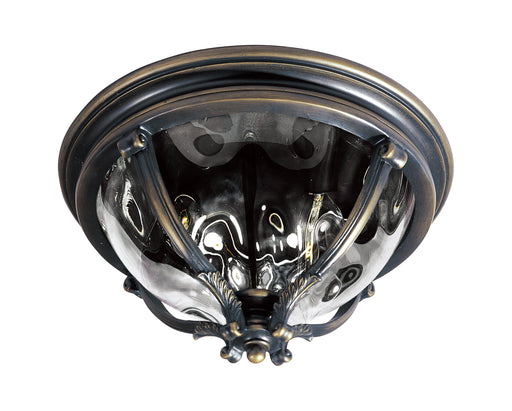 Maxim 41420WGGO Camden 3 Light Outdoor Ceiling Mount | Golden Bronze