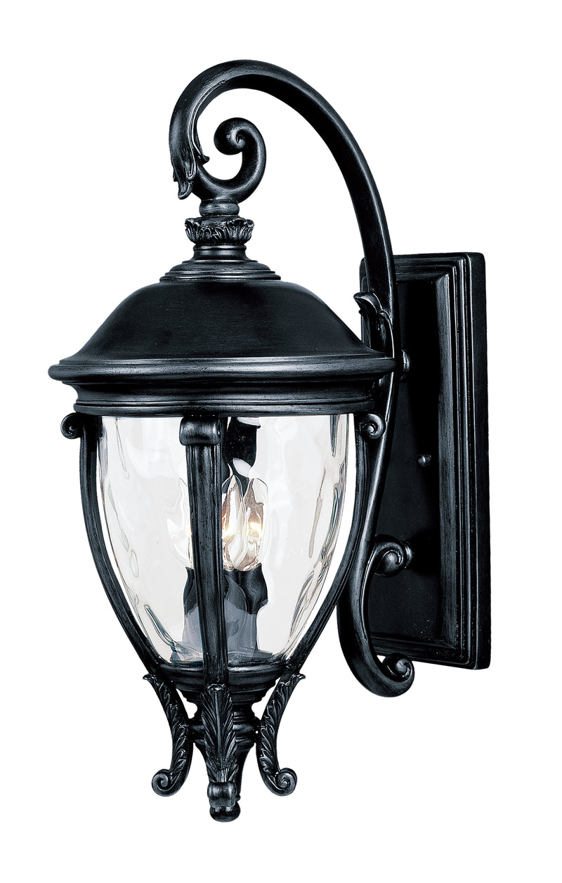 Maxim 41425WGBK Camden VX 3 Light Outdoor Wall Lantern | Black