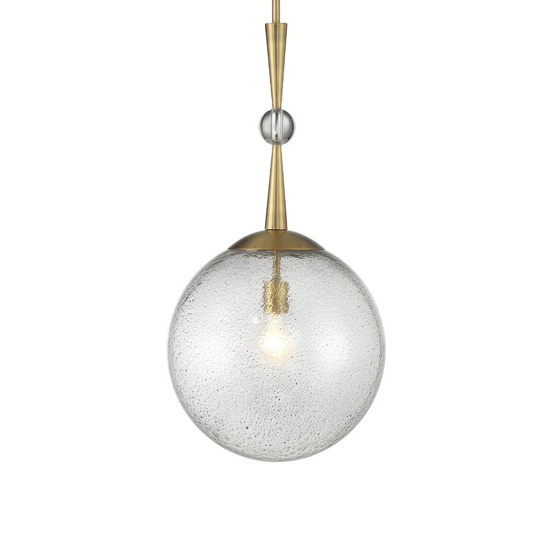 Minka Lavery Populuxe 13.75" 1 Light Pendant-Oxidized Aged Brass