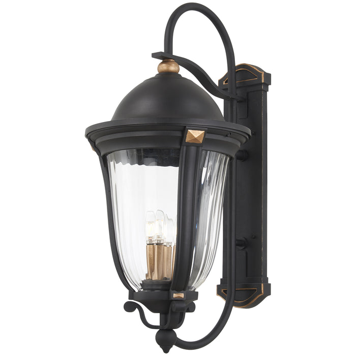 Minka Lavery Great Outdoors Peale Street 5 Light Outdoor Wall Mount-Sand Coal