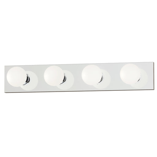 Maxim 4454PC Essentials 4 Light Bath Vanity Strip Light | Polished Chrome