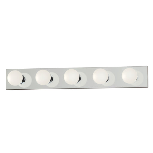 Maxim 4455PC Essentials 5 Light Bath Vanity Strip Light | Polished Chrome