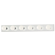 Maxim 4456PC Essentials 6 Light Bath Vanity Strip Light | Polished Chrome