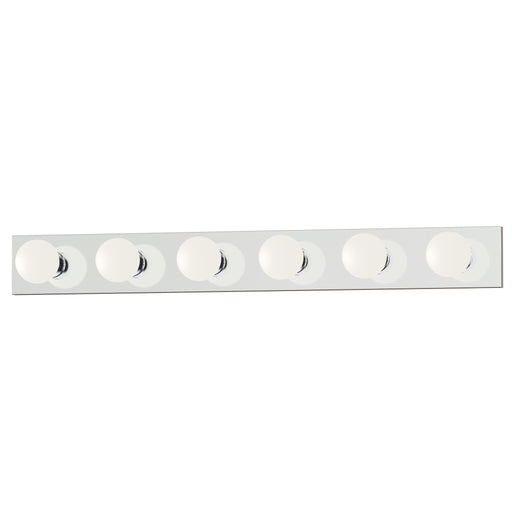 Maxim 4456PC Essentials 6 Light Bath Vanity Strip Light | Polished Chrome
