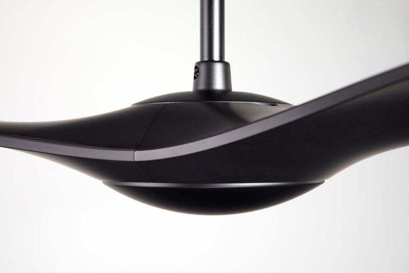 Modern Fan Company IC/Brisa DC 56" Matte Black Ceiling Fan with Remote Control