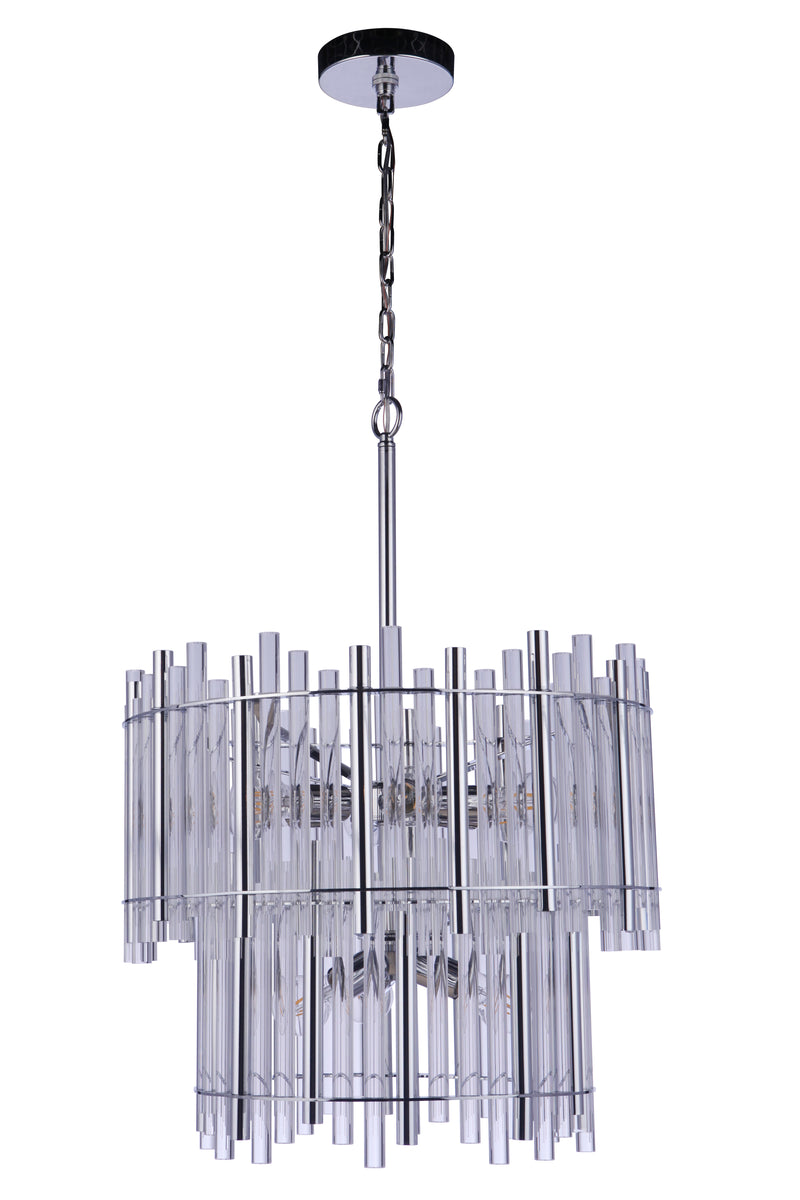 Craftmade 59229-CH Reveal 9 Light Chandelier -Chrome